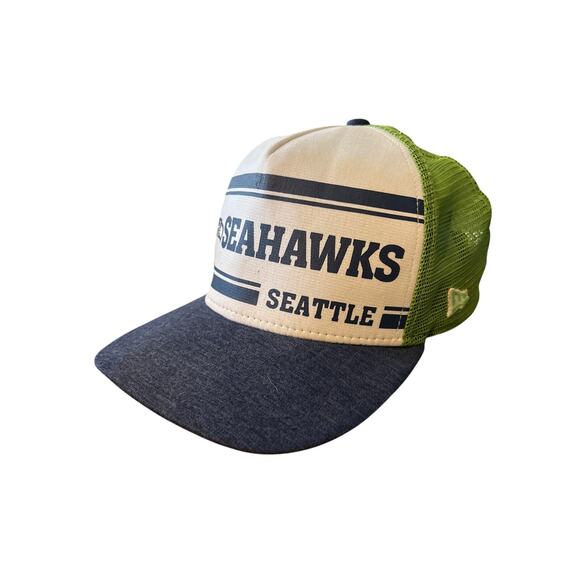 Seattle Seahawks new era 9fifty mesh NFL SnapBack adjustable hat cap 1976 - Picture 2 of 5